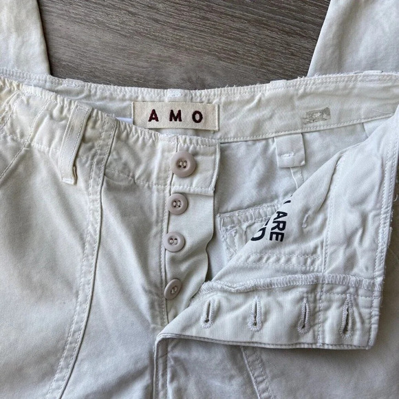 Women's AMO Army Twist Utility Cropped Pants  Size 24 - Picture 8 of 12